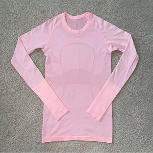 Lululemon Swiftly Tech Long Sleeve Pink Size 4